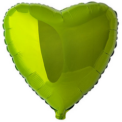 Фольгована кулька Flexmetal 18" Серце Салатовый