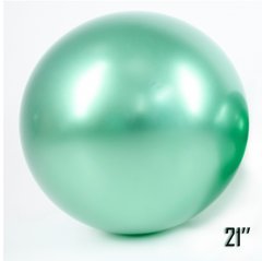 Латексна кулька Art Show 21" Гігант Хром Зелений Brilliance (1 шт)