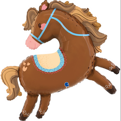 Фольгированный шар Grabo Большая фигура Прекрасная Лошадь 37" УП