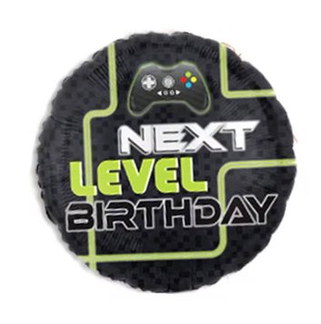 Фольгированный шар 18" круг Next level birthday