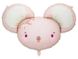 Фольгированный шар Большая фигура Голова мышки розовая 68х59 см (Китай) - 1