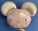 Фольгированный шар Большая фигура Голова мышки розовая 68х59 см (Китай) - 2