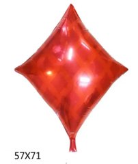 Фольгована кулька Велика фігура Бубна 70 см (Китай)