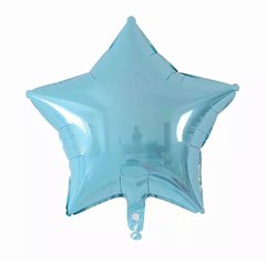 Фольгированный шар 18” Звезда Голубая (Китай)