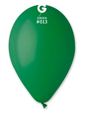 Латексный шар Gemar 10" Пастель Темно-Зелёный #13 (100 шт)