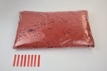 Конфетті Тонкі Смужки Червоні (100 г)