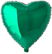 Фольгована кулька Flexmetal 9” Серце пастель зелене - 1
