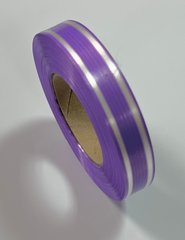 Стрічка Поліпропілен (2см х 100м) фіолетова з смугою