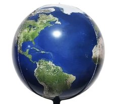 Фольгированный шар 22” Сфера планета земля 55 см (Китай)