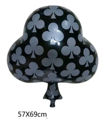 Фольгированный шар Большая фигура трефи 70 см (Китай)