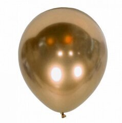 Латексна кулька Kalisan 12” Хром Золото / Mirror Gold (1 шт)