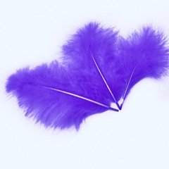 Перо пухнасте фіолетове (10 г)