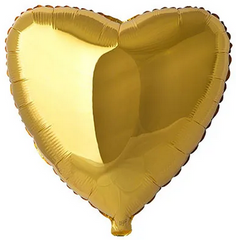 Фольгована кулька Flexmetal 18" Серце Золото
