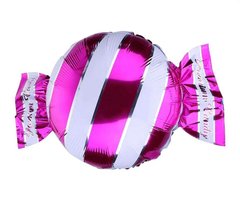 Фольгована кулька Велика фігура цукерка яскраво рожева (Китай)