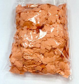 Конфетти Квадрат 5х5 мм Персик (50 г)