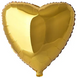 Фольгированный шар Flexmetal 18″ Сердце Золото - 1