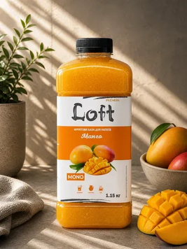 Концентрат напитка Манго Loft 1150 г для лимонадов и Bubble Tea