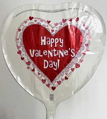 Фольгована кулька Anagram 18” серце Happy valentine day
