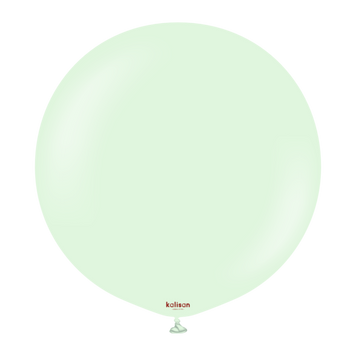 Латексный шарик 36" Kalisan Макарун Бледно-зеленый, (Macaron Pale Green) 91 см (1 шт)