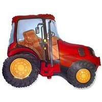 Фольгированный шар Flexmetal Мини фигура трактор красный