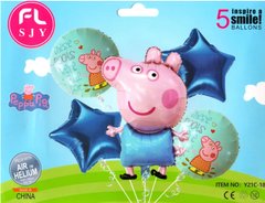 Набір з кульок "Свинка Пеппа" (5 шт) Китай в уп.