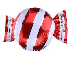 Фольгована кулька Велика фігура цукерка червона (Китай)