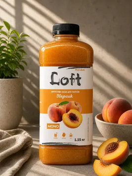 Концентрат напитка Персик Loft 1150 г для лимонадов и Bubble Tea