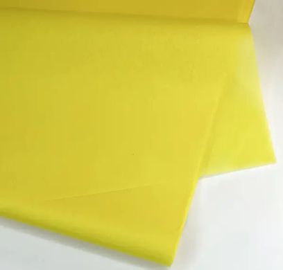 Бумага тишью желтый (70*50см) 100 листов