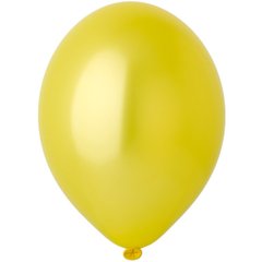 Латексный шар Belbal 12" В105/082 Металлик Лимонный (100 шт)