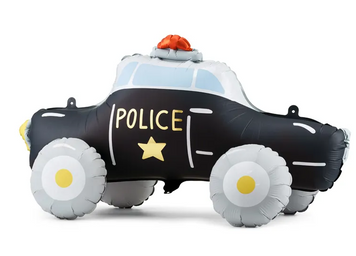 Фольгована кулька PartyDeco стояча фігура Police Car (90 х 41 см)