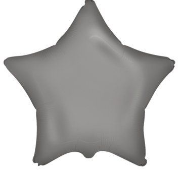 Фольгированный шарик Flexmetal 18" звезда Лунное серебро