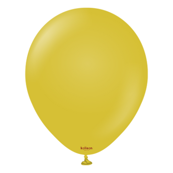 Латексна кулька Kalisan 18" (48см) Гірчиця mustard (Ocher)
