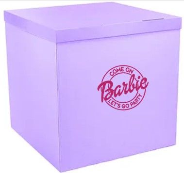 Наклейка Come on Barbie на 18”-20" (25х30см) + монтажка