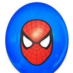 Шар 12" (30 см) Спайдермен / Человек Паук маска на синем 1шт