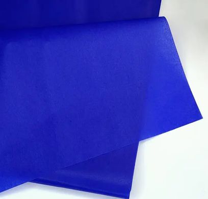 Бумага тишью синий электрик (70*50см) 25 листов