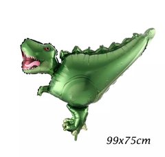 Фольгированный шар Большая фигура Тиранозавр зеленый (Китай)