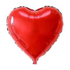Фольгована кулька 5" Серце Червоне (Китай)