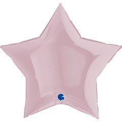 Фольгированный шар Grabo 36” Звезда Пастель Розовый