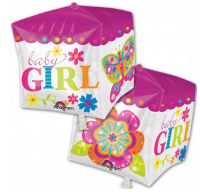 Фольгированный шар Anagram 24” куб girl