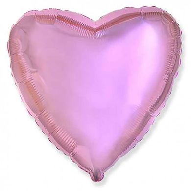 Фольгована кулька Flexmetal 18" Серце Рожевий Металік