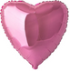 Фольгована кулька Flexmetal 18" Серце Рожевий Металік - 1