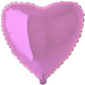 Фольгована кулька Flexmetal 18" Серце Рожевий Металік - 2