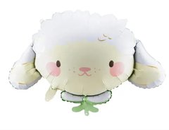 Фольгована кулька PartyDeco Велика фігура овечка (87 см)