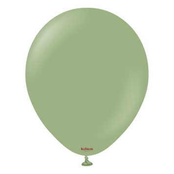 Латексна кулька Kalisan 18" (48см) Ретро Евкаліпт