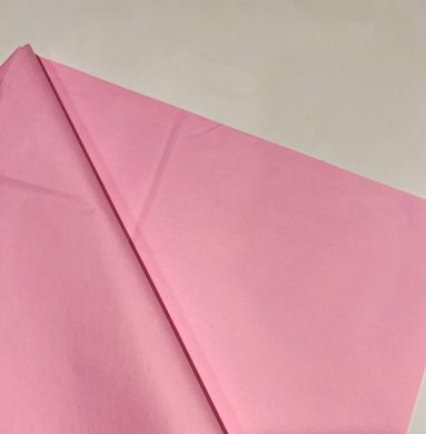 Бумага тишью светло розовый (70*50см) 25 листов