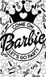 Наклейка Come on Barbie з короною на коробку (30х40см) + монтажка - 4