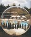 Воздушный шар Сфера Bubbles (баблс) прозрачная 18” (45 см) в синей упаковке, растянутый (Китай) - 2