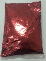 Конфетті дрібне червоний 2мм (лусочки) (100 г)