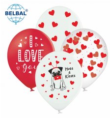 Латексна кулька Belbal 12” На день закоханих (25 шт)