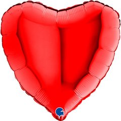 Фольгированный шар Grabo 18" Сердце Красное